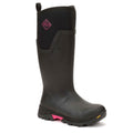 Muck Boots Arctic Ice Tall Rubber Black/Hot Pink Wellington Boots