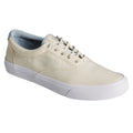 Sperry Striper II CVO SeaCycled Salt-Washed Twill Uppers Men's Ivory Trainers