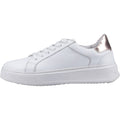 Hush Puppies Camille Leather Women's White Trainers