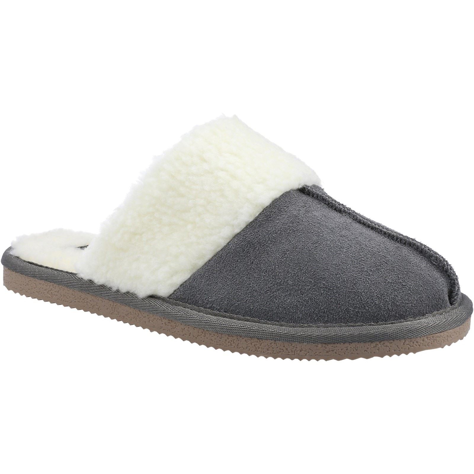 Hush Puppies Arianna Suede Women's Grey Slippers