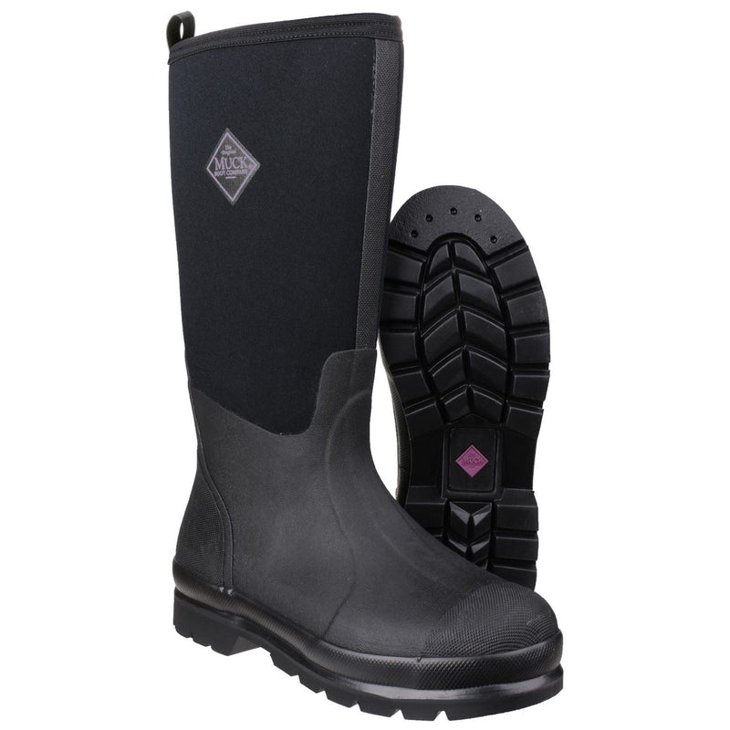 Muck Boots Chore Classic Tall Rubber Black Wellington Boots