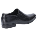 Hush Puppies Billy Leather Men's Black Slip-On Shoes