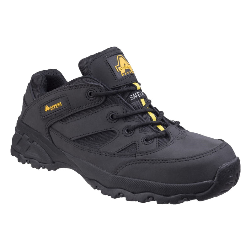 Amblers Safety FS68C Nubuck Black Safety Trainers