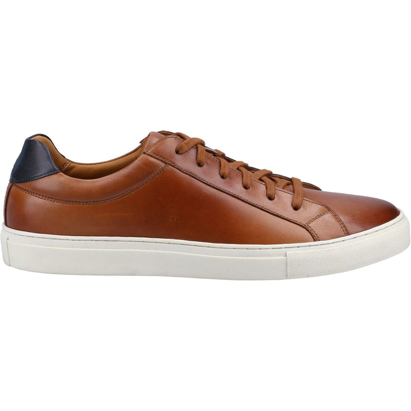 Hush Puppies Colton Leather Men's Tan Trainers