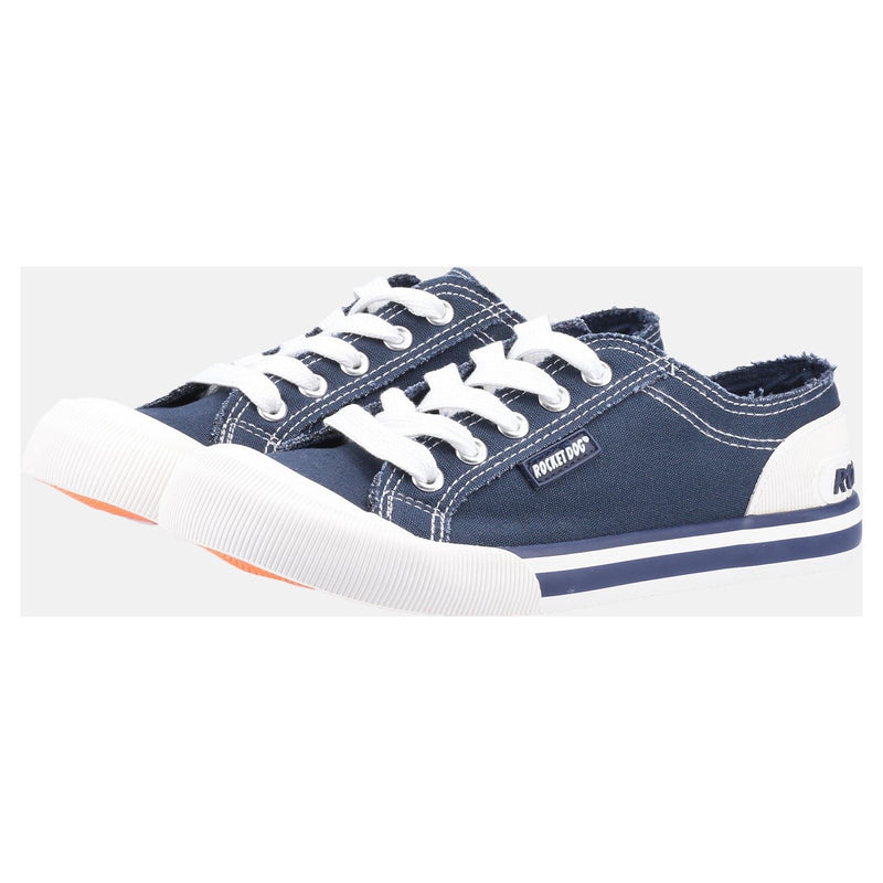 Rocket Dog Jazzin Jersey Women's Navy Trainers