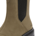 TOMS Rowan Leather Women's Olive Boots