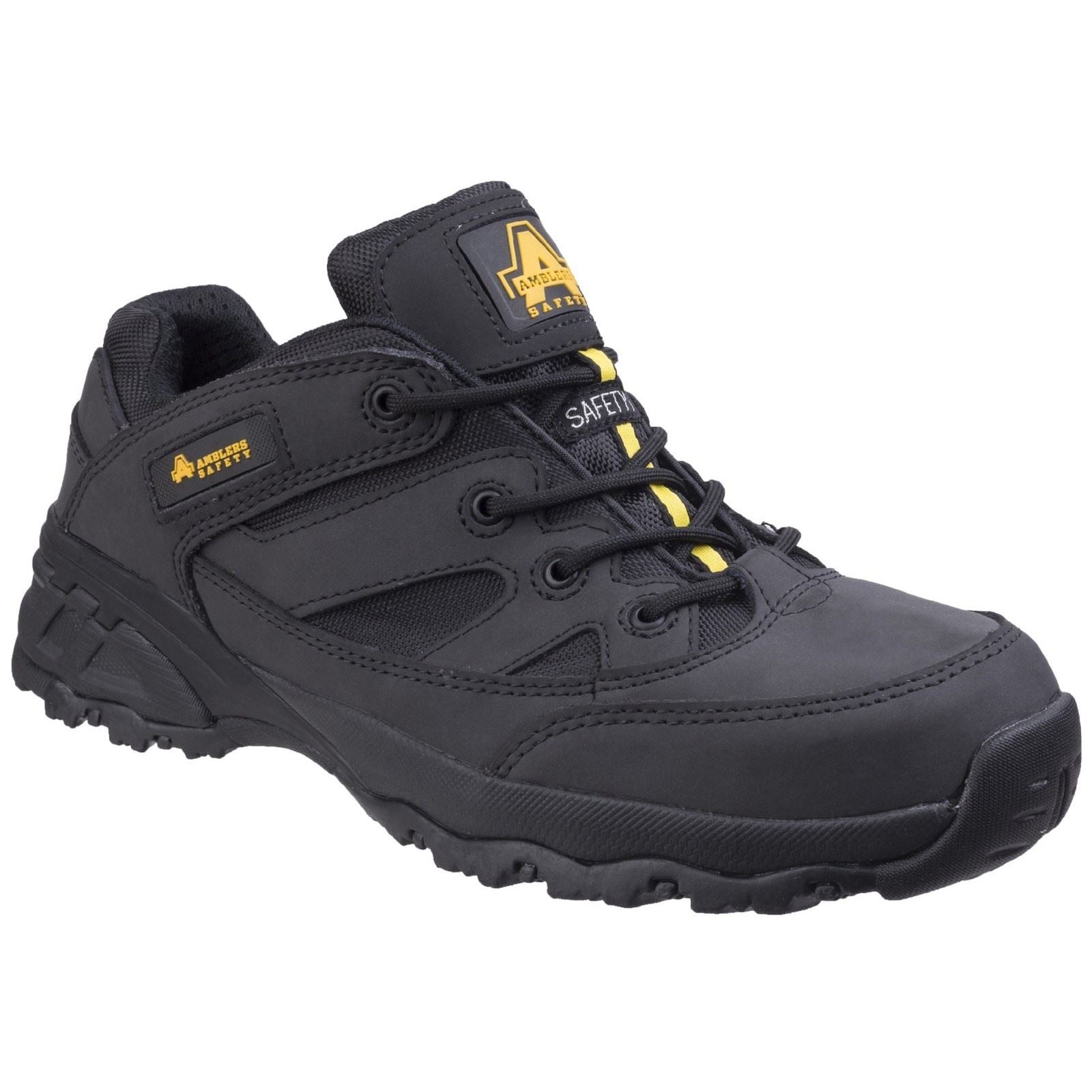 Amblers Safety FS68C Nubuck Black Safety Trainers