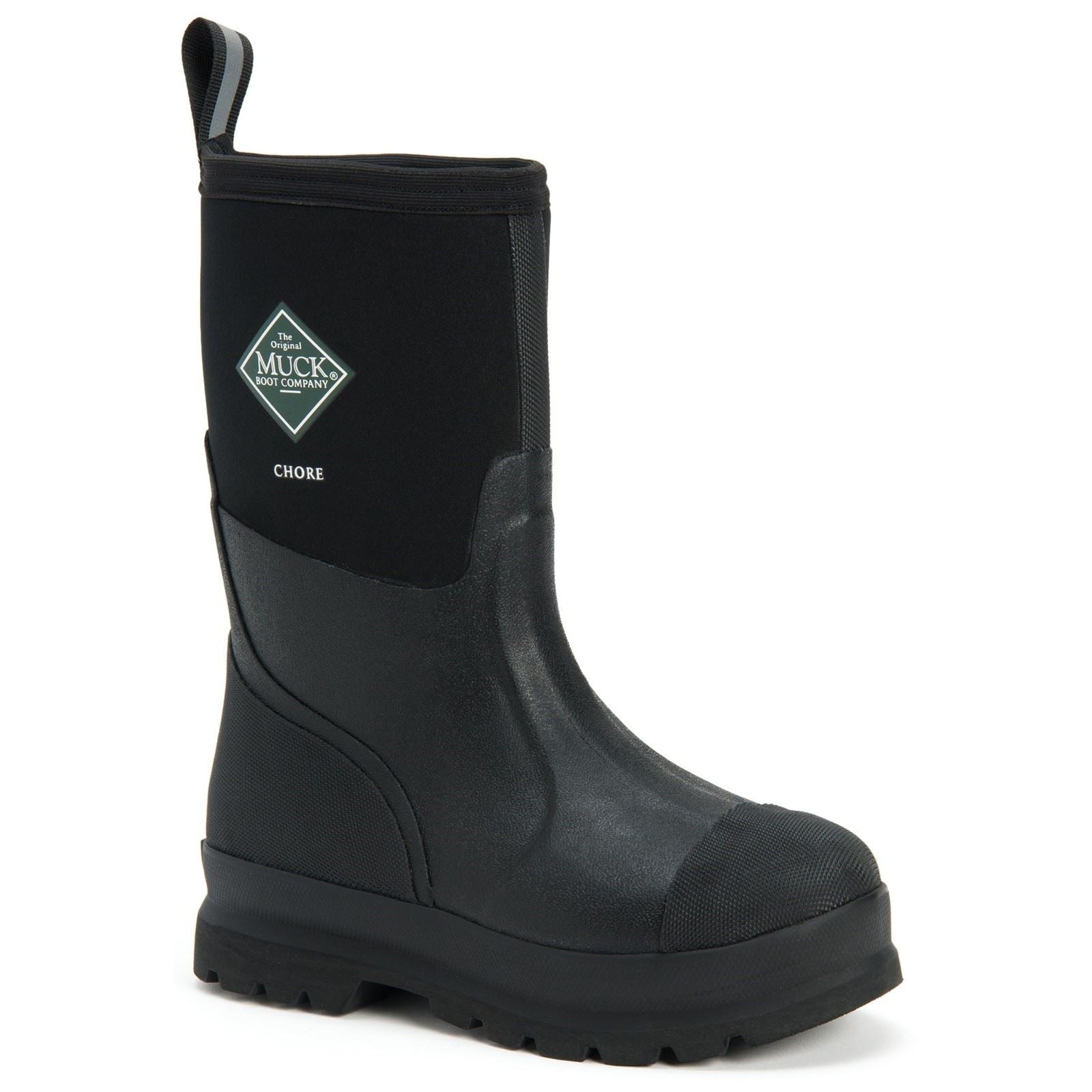 Muck Boots Chore Classic Mid Neoprene Black Wellington Boots