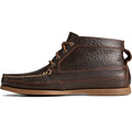 Sperry Authentic Original Boat Chukka Tumbled Leather Men's Dark Brown Boots