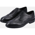 Hush Puppies Santiago Leather Men's Black Lace-Up Shoes