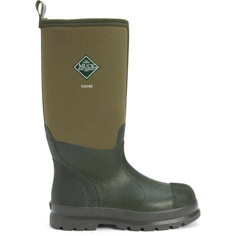 Muck Boots Chore Classic Hi Neoprene Moss Wellington Boots