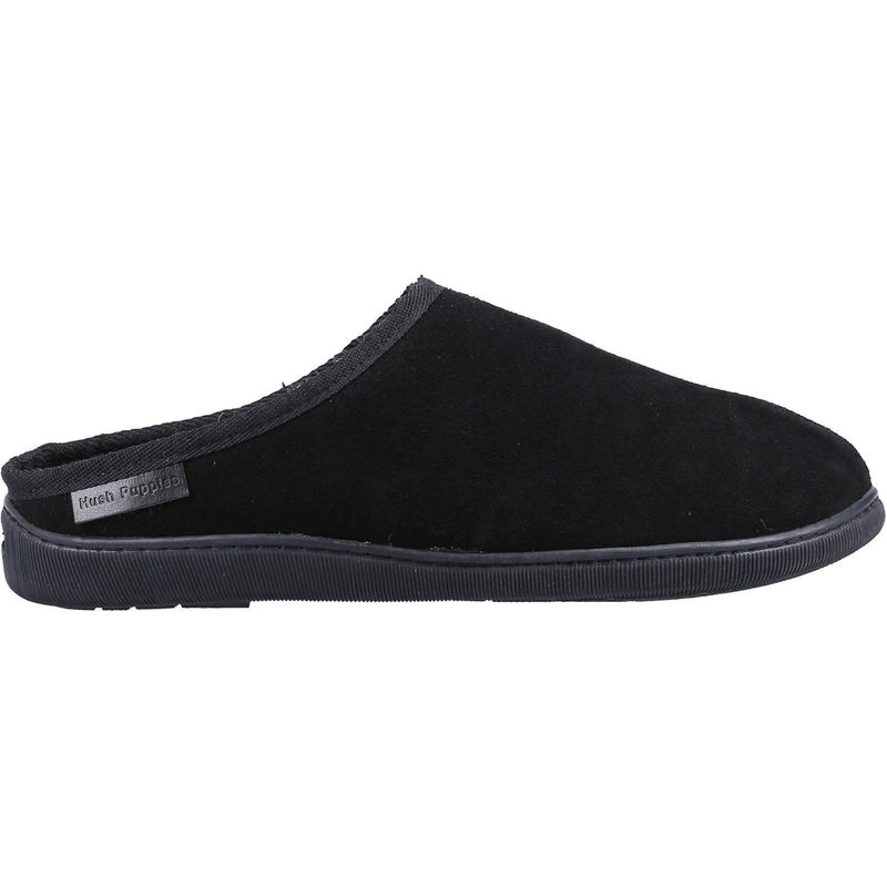 Hush Puppies Ashton Suede Men's Black Slippers