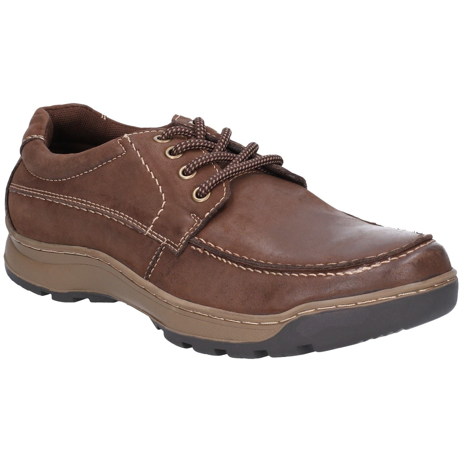 Hush Puppies Tucker Leather Men's Brown Lace-Up Shoes