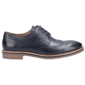 Hush Puppies Bryson Leather Men's Navy Brogues Shoes