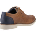 Pod Hampton Leather Men's Brown Lace-Up Shoes