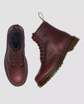 Dr. Martens 1460 WL Grizzly Leather Cherry Red Boots