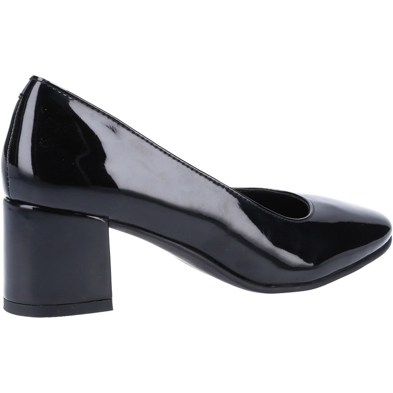 Hush Puppies Anna Leather Women's Black Heels