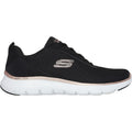 Skechers Flex Appeal 5.0 Uptake Textile Women's Black/Rose Gold Trainers