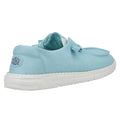 HEYDUDE Wendy Canvas 100% Cotton Women's Turquoise Loafers