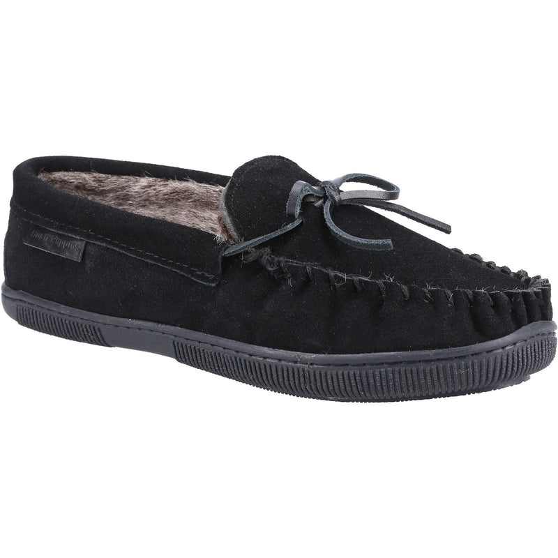 Hush Puppies 0 Suede Men's Black Slippers