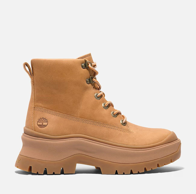 Timberland Roxie Lane Mid Lace Leather Women's Wheat Boots