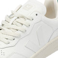 Veja V-90 Leather Women's White/Green Trainers