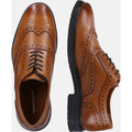 Hush Puppies Santiago Leather Men's Tan Lace-Up Shoes