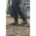 Caterpillar Powerplant Dealer Nubuck Brown Safety Boots