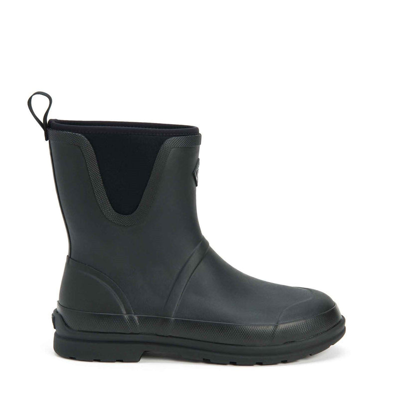 Muck Boots Originals Pull On Mid Rubber Black Wellington Boots