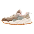 Flower Mountain Kotetsu Teddy Women's Beige/Pink Trainers