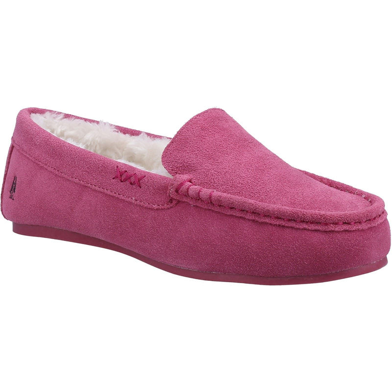 Hush Puppies Annie Mocassin Suede Women's Pink Slippers