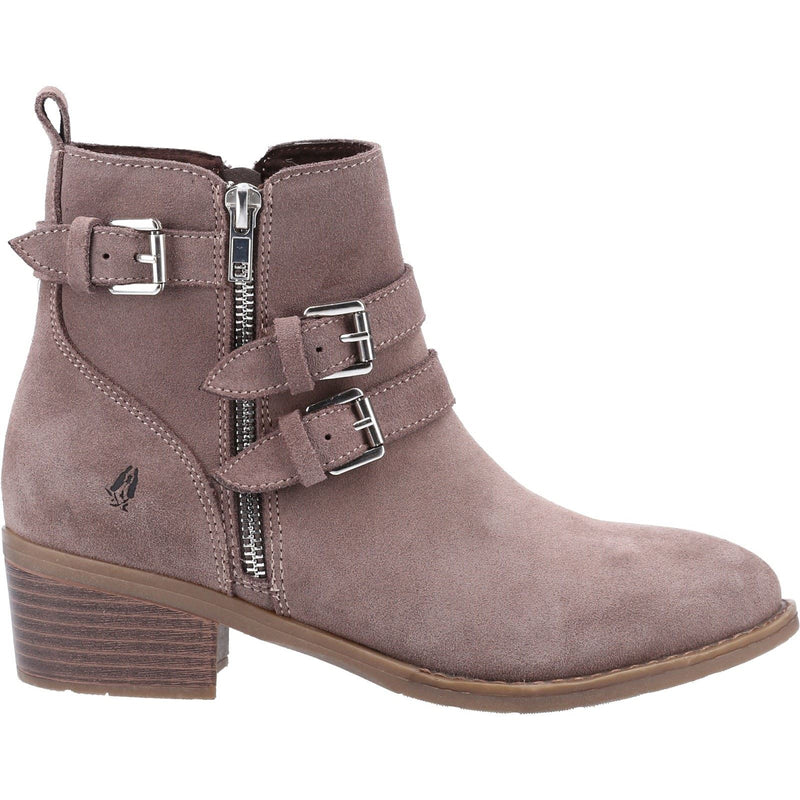 Hush Puppies Jenna Leather Women's Taupe Boots