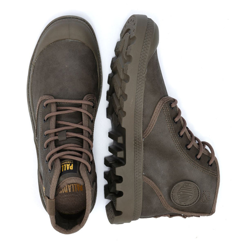 Palladium Pampa Hi Wax Major Brown Boots