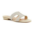 Dune Loupe Synthetic Women's Silver Sandals