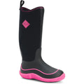 Muck Boots Hale Rubber Black/Pink Wellington Boots