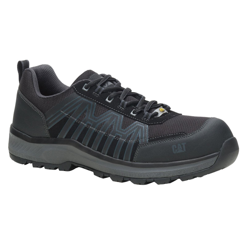 Caterpillar Charge PU/Mesh/TPU Black Safety Trainers