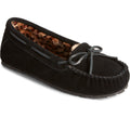 Sperry Reina Suede Women's Black/leopard Slippers