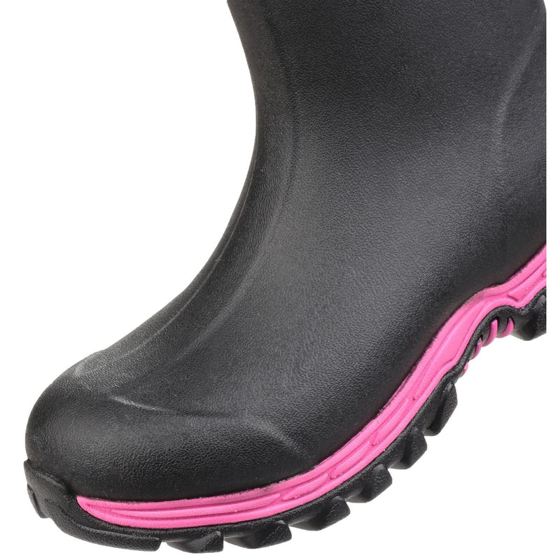 Muck Boots Arctic Sport II Tall Rubber Black/Pink Wellington Boots