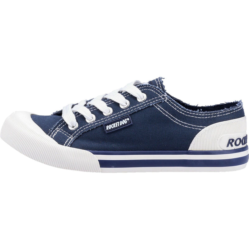 Rocket Dog Jazzin Jersey Women's Navy Trainers