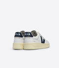 Veja V-90 Leather Women's White/Navy Trainers