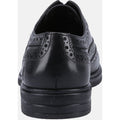 Hush Puppies Santiago Leather Men's Black Lace-Up Shoes