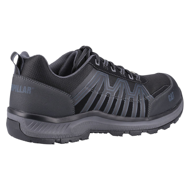 Caterpillar Charge PU/Mesh/TPU Black Safety Trainers