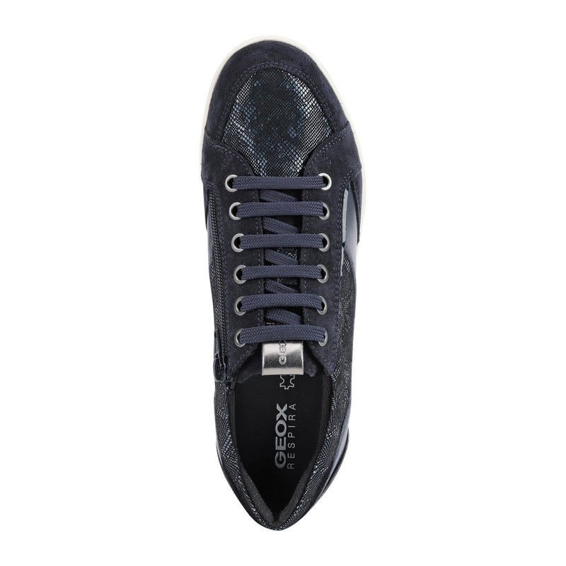 Geox Myria Leather Women's Navy/Blue Trainers