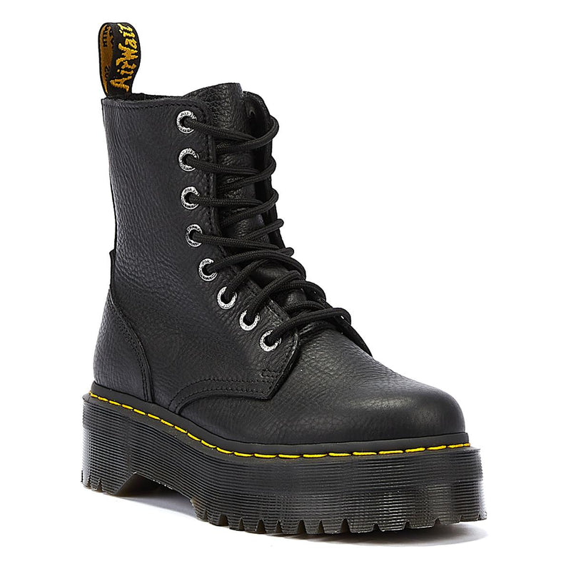 Dr. Martens Jadon 3 Pisa Leather Black Boots