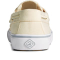 Sperry Bahama Ii Polyester Men's Ivory Lace-Up Shoes