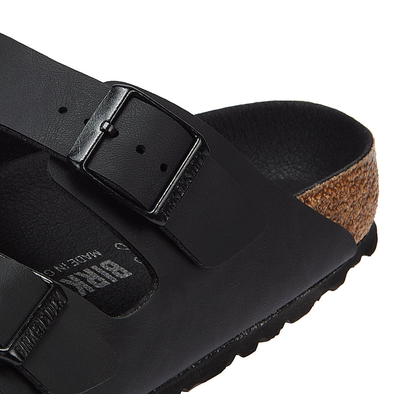 Birkenstock Arizona Birko-Flor Mens Black Narrow Sandals