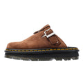 Dr. Martens Zebzag Warmlined Suede Brown Mule