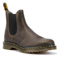 Dr. Martens 2976 WL Grizzly Leather Olive Boots