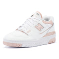 New Balance 550 Women's White/Pink Leather Trainers