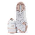 New Balance 550 Women's White/Pink Leather Trainers